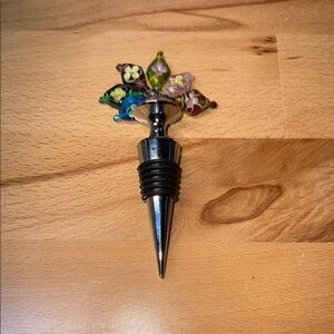 Floral Glass Wine Stopper